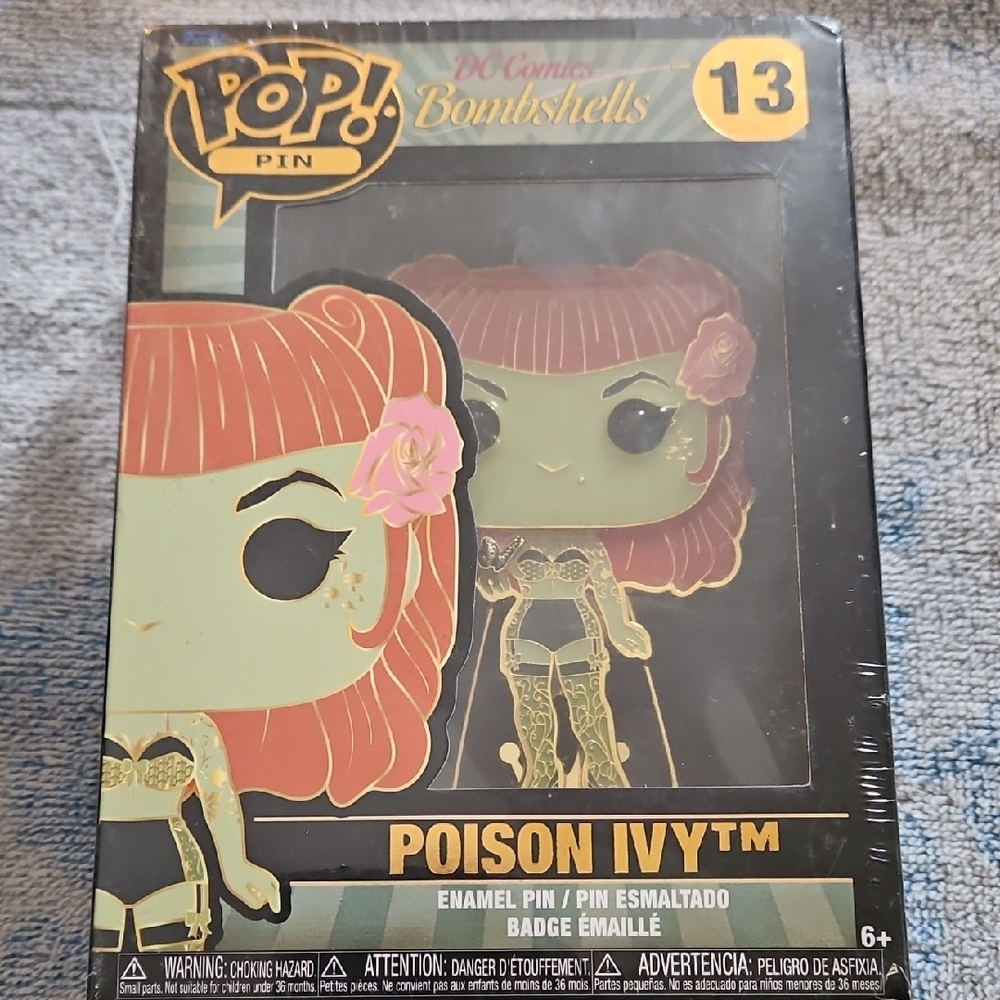 DC Comics Bombshells Poison Ivy Pop! Pin #13